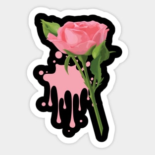 Pink Rose Sticker